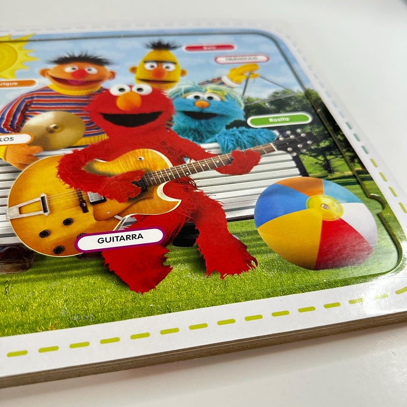 Spanish Plaza Sesamo Los oficios de Elmo Sera Musico NO PUZZLES