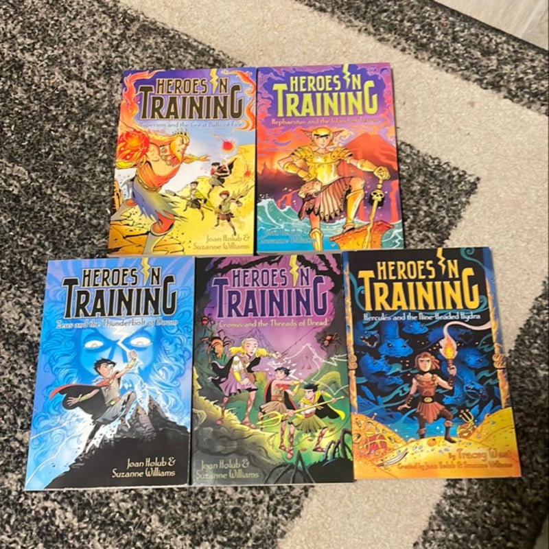 Heroes in Training 5 Books