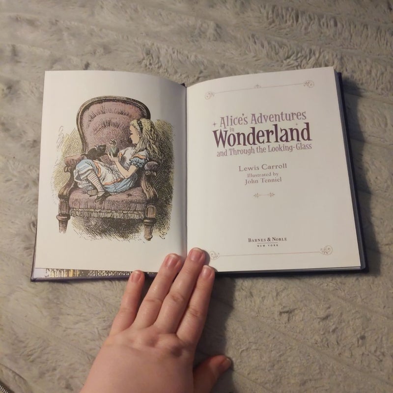 Alice's Adventures in Wonderland and Through the Looking Glass (Barnes and Noble Collectible Classics: Children's Edition)