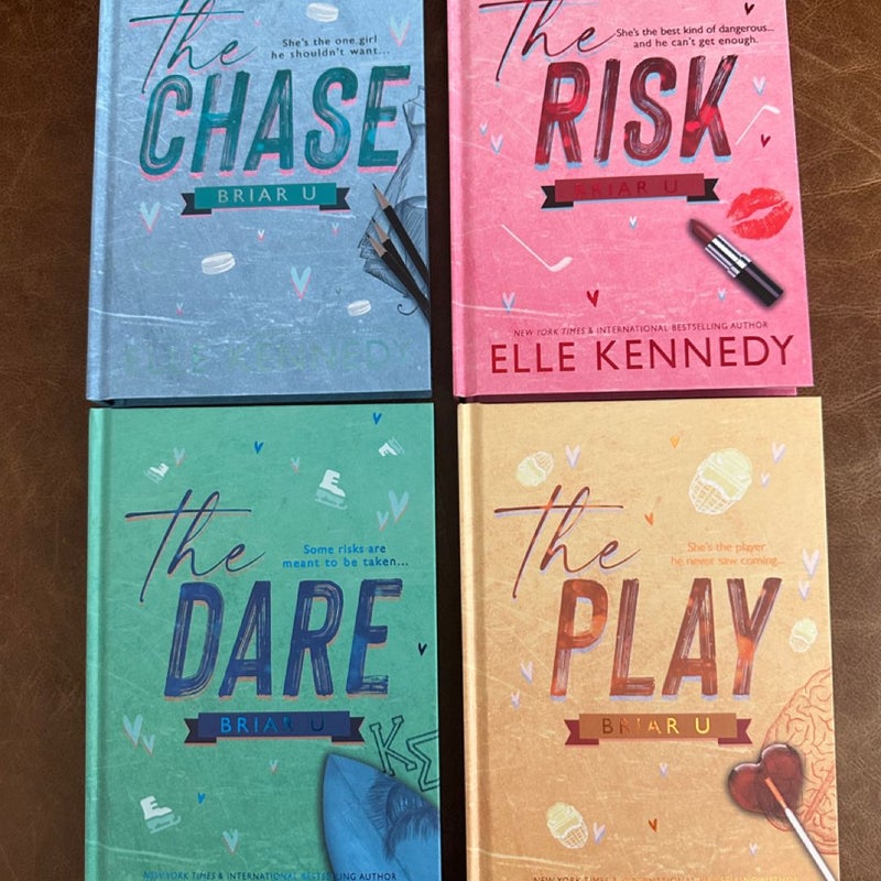 Cover to Cover Briar U Series signed elle kennedy the chase the play the dare 