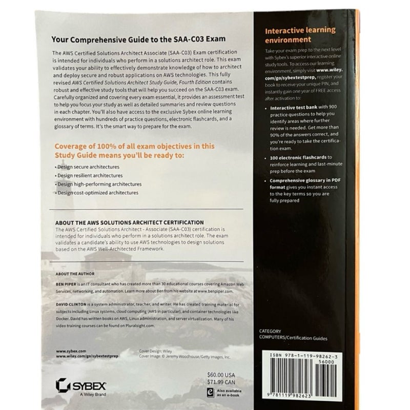 AWS Certified Solutions Architect Study Guide with 900 Practice Test Questions