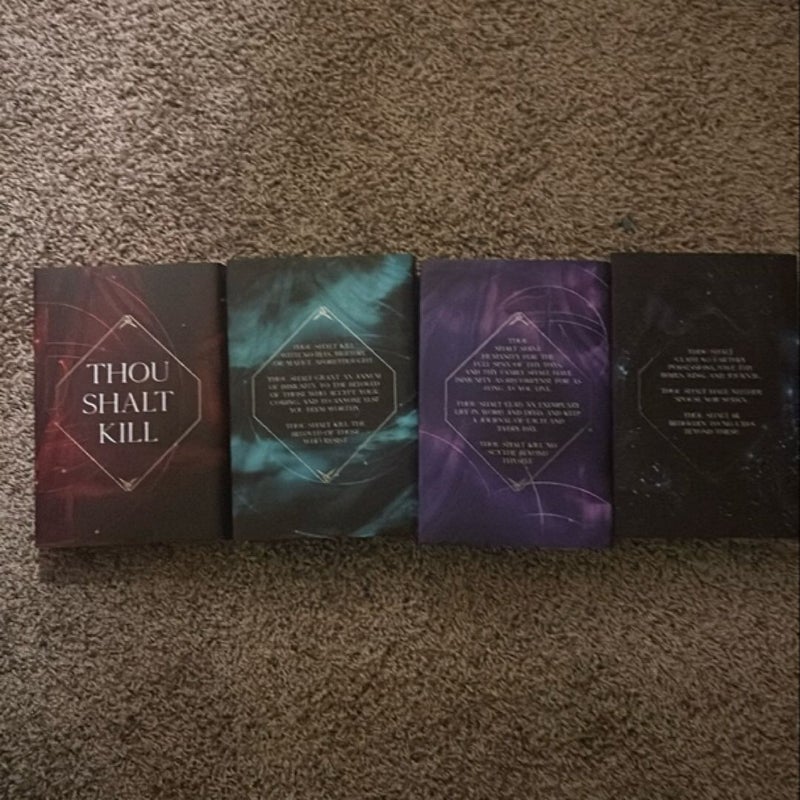 Arc of a Scythe Book Series Illumicrate Signed Special Edition