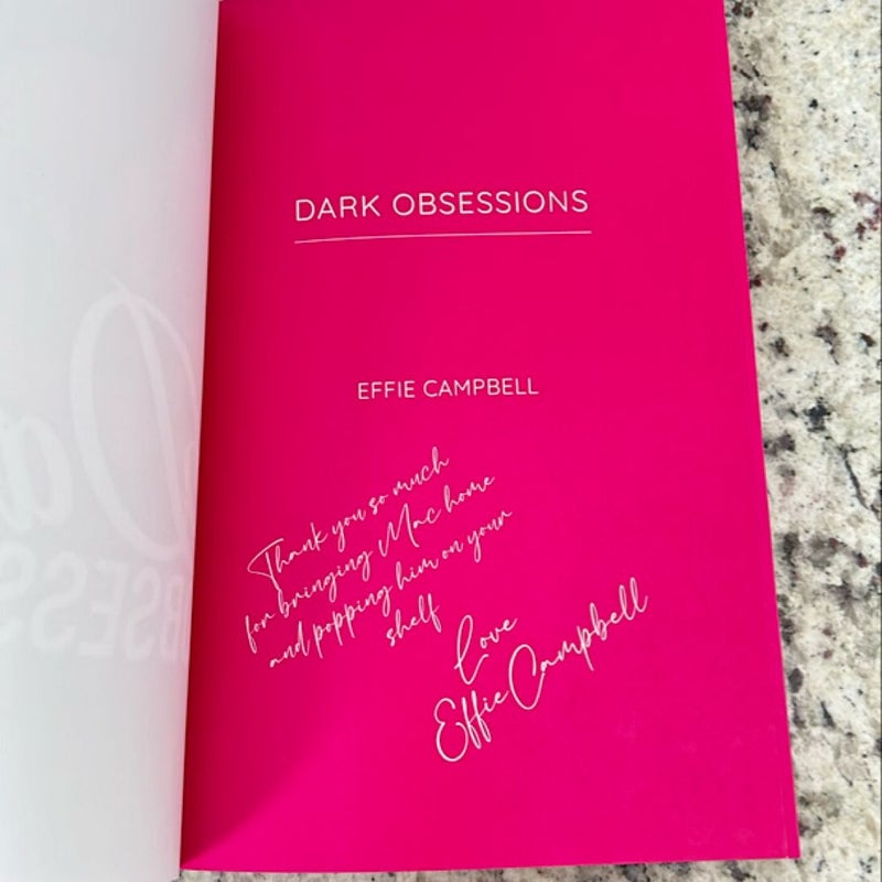 Dark Obsessions: Special Edition Pink Paperback