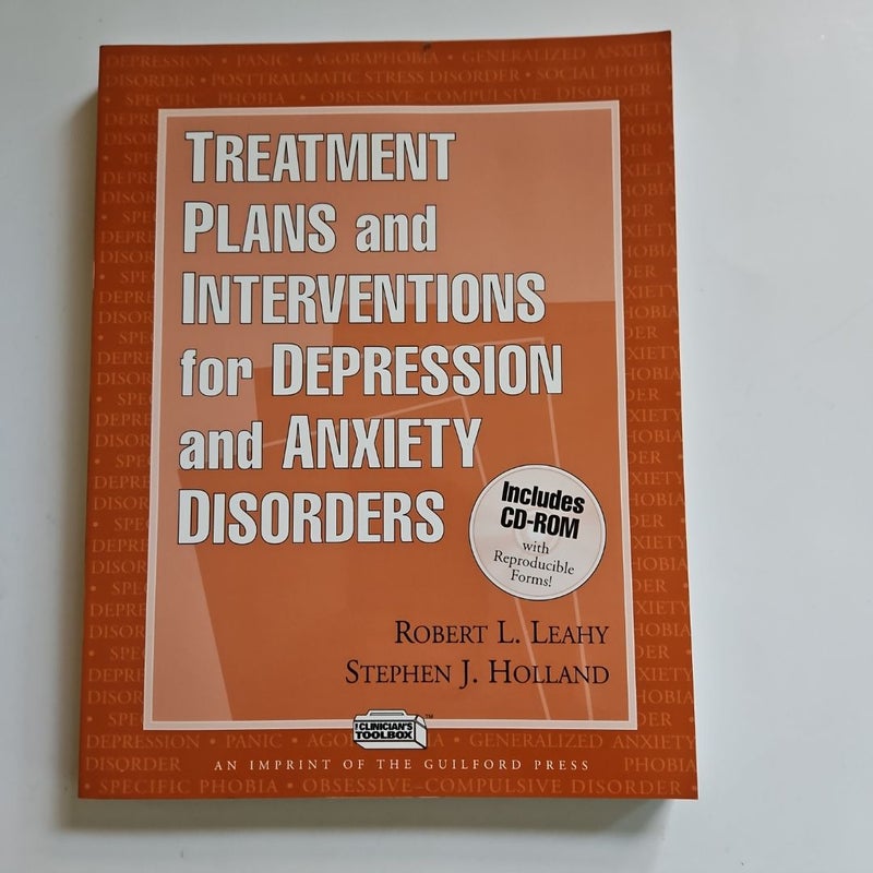 Treatment Plans and Interventions for Depression and Anxiety Disorders