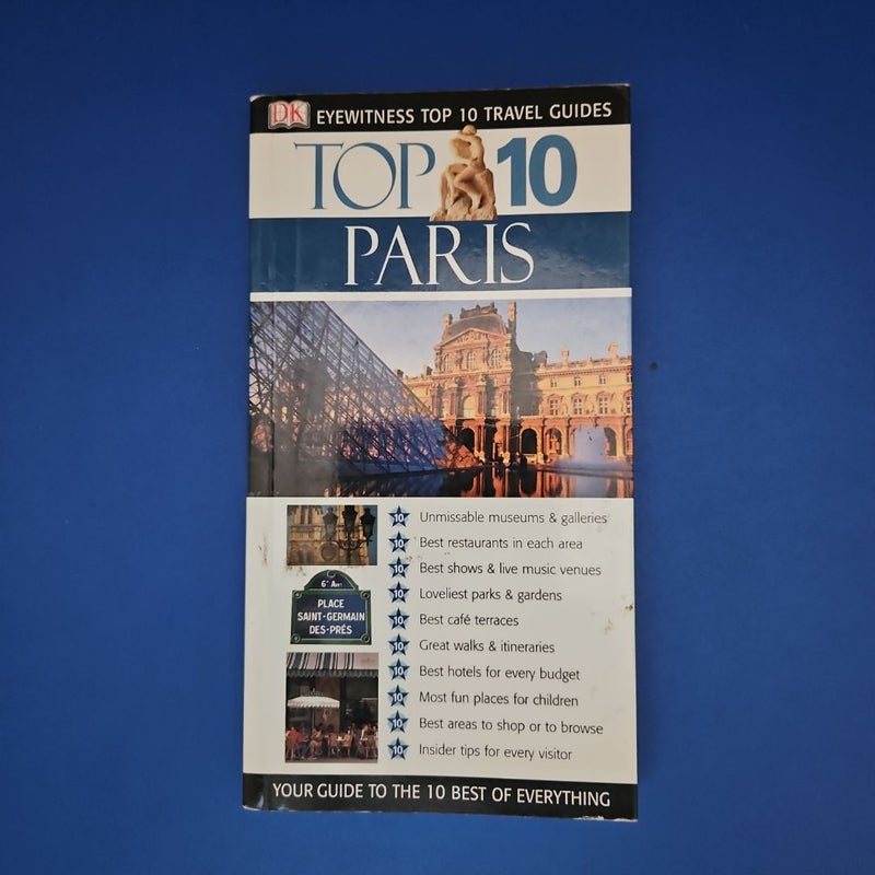 DK Eyewitness Top 10 Travel Guides Top 10 PARIS