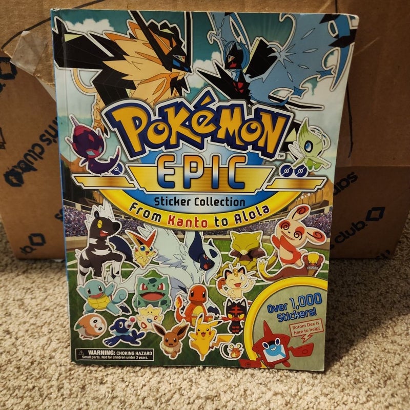 Pokémon Epic Sticker Collection: from Kanto to Alola