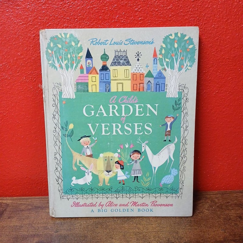 A Child's Garden of Verses  Big Golden Book 1951