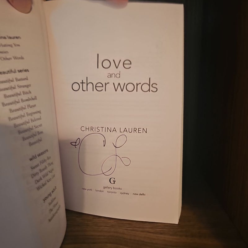 Love and Other Words
