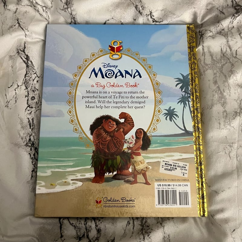 Moana Big Golden Book (Disney Moana) by RH Disney