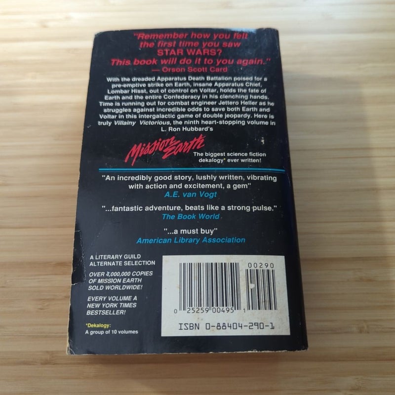 Villainy Victorious - First Edition Paperback 