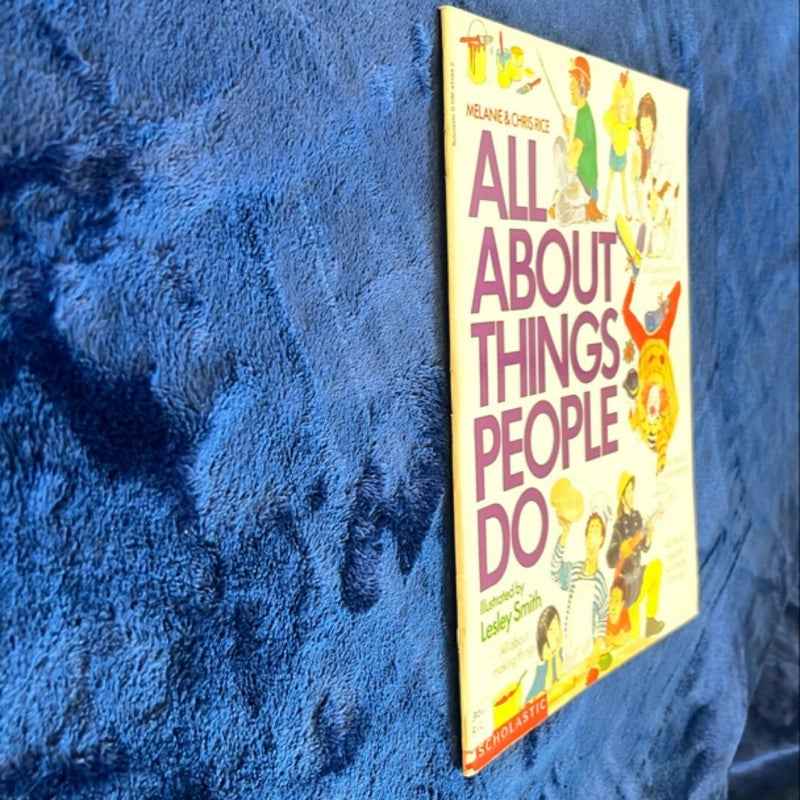 All about Things People Do