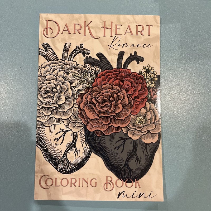 Dark Heart Romance Coloring Book