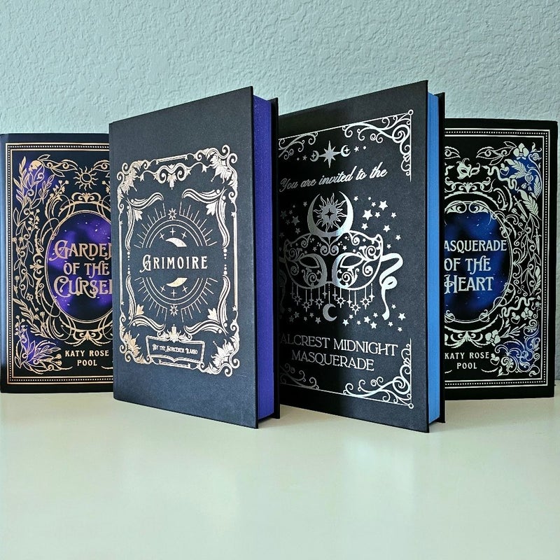 Garden Of The Cursed & Masquerade Of The Heart SIGNED by Katy Rose Pool OwlCrate Special Edition NEW