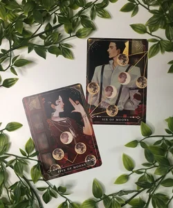 FairyLoot Tarot Cards Five and Six of Moons (Juliette & Roma) These Violent Delights