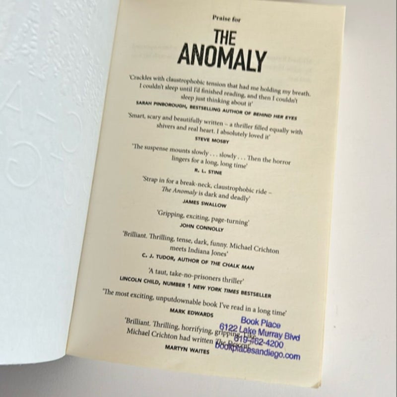 The Anomaly by Michael Rutger, Paperback | Pangobooks