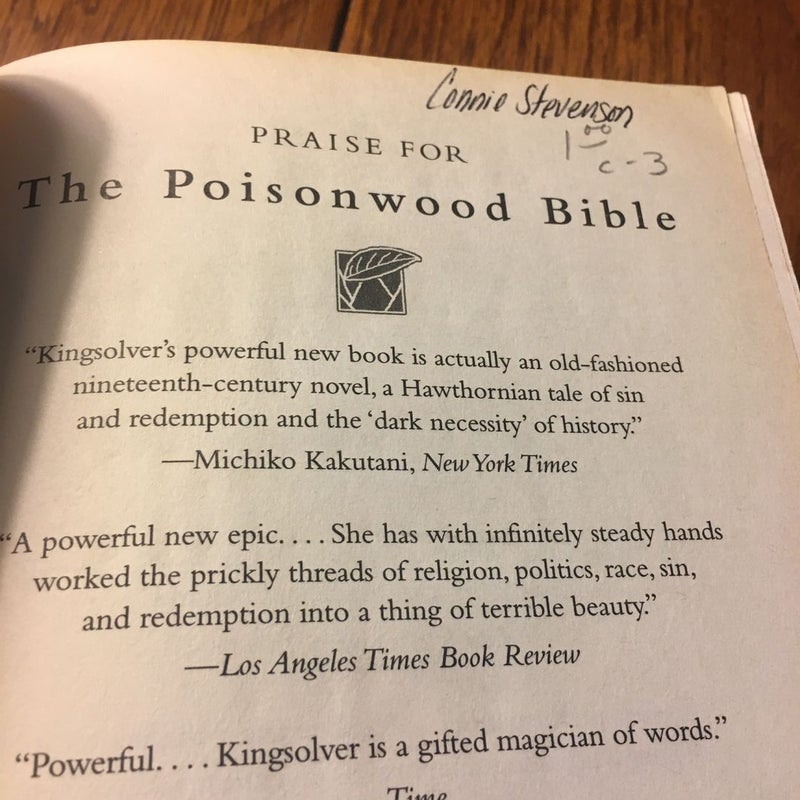 The Poisonwood Bible