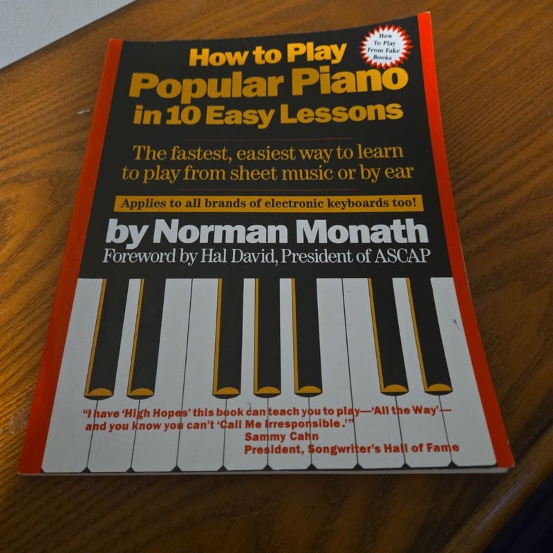 How to Play Popular Piano in 10 Easy Lessons