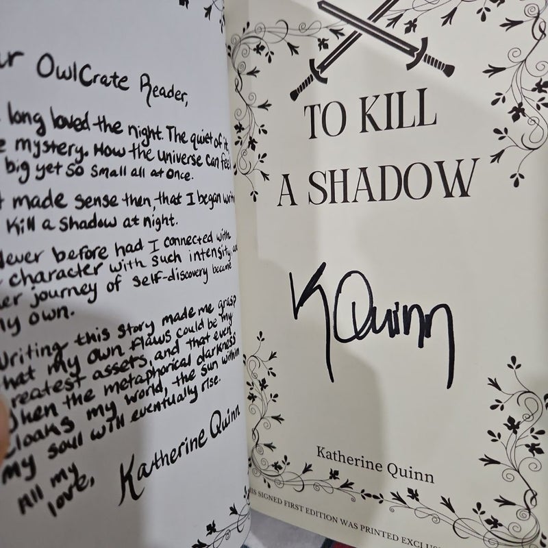 To Kill A Shadow (Owlcrate Exclusive)