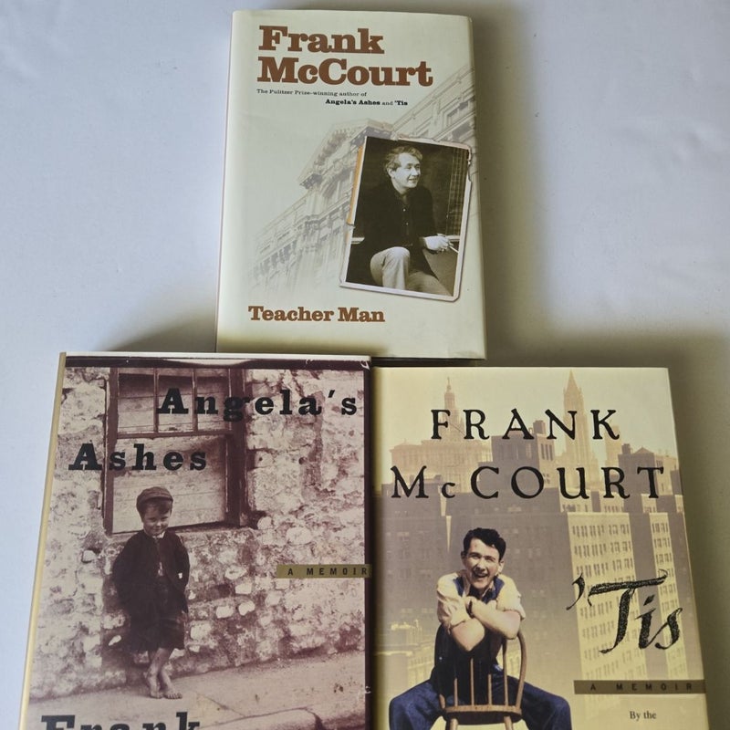 Frank McCourt 3 book lot hardcover Like New Condition 