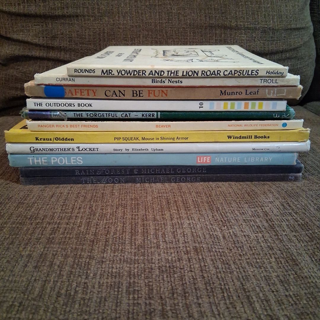 10 pounds of vintage children books