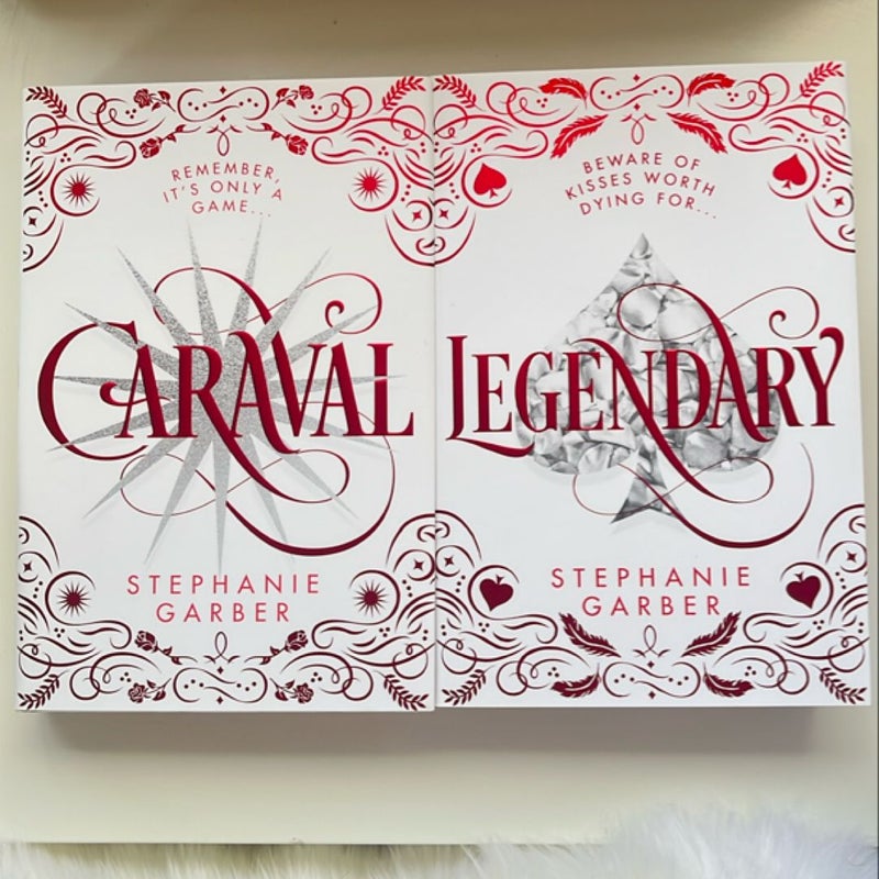 Caraval Holiday Box Set with Spectacular White Hardcovers