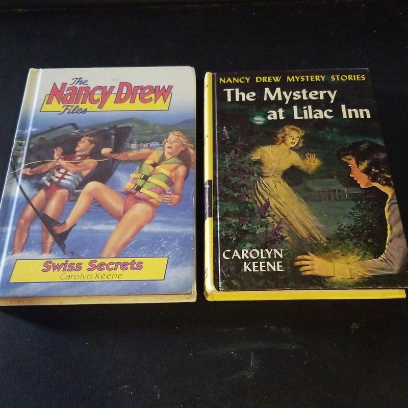 Nancy Drew Mystery.  The Nancy Drew Files Swiss Secrets.  & The Mystery at Lilac Inn