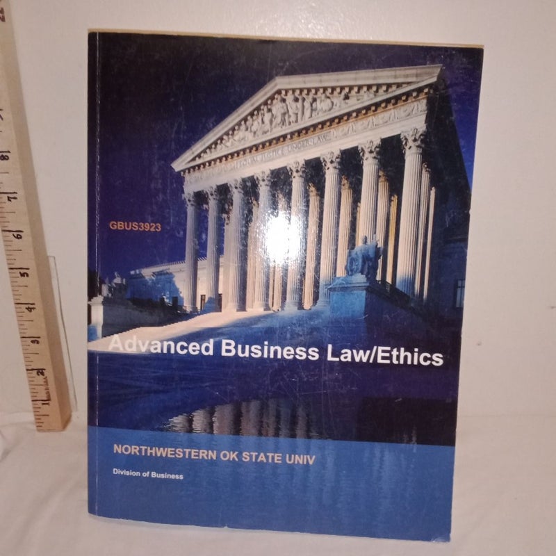 Advanced business law/ethics