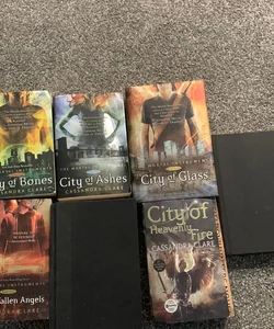 Complete Mortal Instruments Series Plus Red Scrolls of Magic 