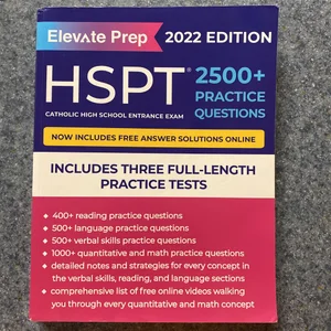 HSPT: 2500+ Practice Questions