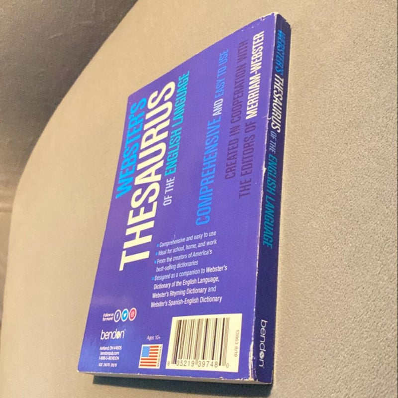 Webster’s Thesaurus Of The English Language 