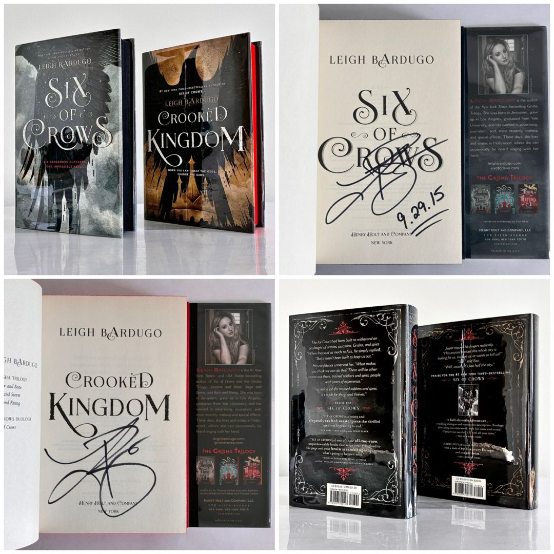 Six of Crows & Crooked Kingdom SIGNED 1st/1st (SoC Publication Dated!!)