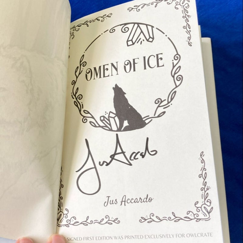 Omen of Ice OWLCRATE SPECIAL EDITION *signed*