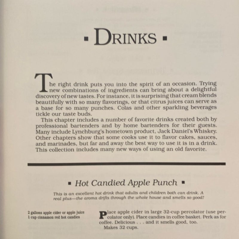 Jack Daniel's Hometown Celebration Cookbook