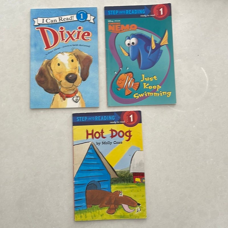 Finding Nemo, Dixie, Hot Dog Reading Bundle