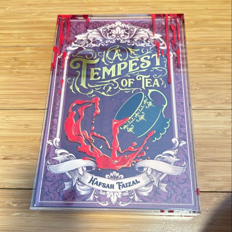 SIGNED bookish box - a tempest of tea