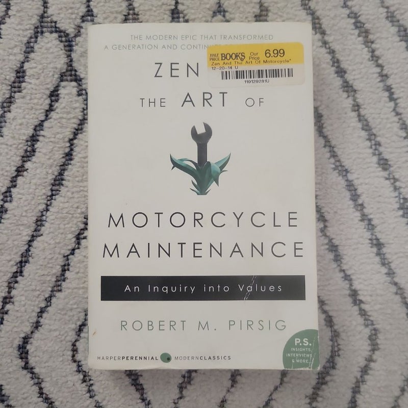 Zen and the Art of Motorcycle Maintenance