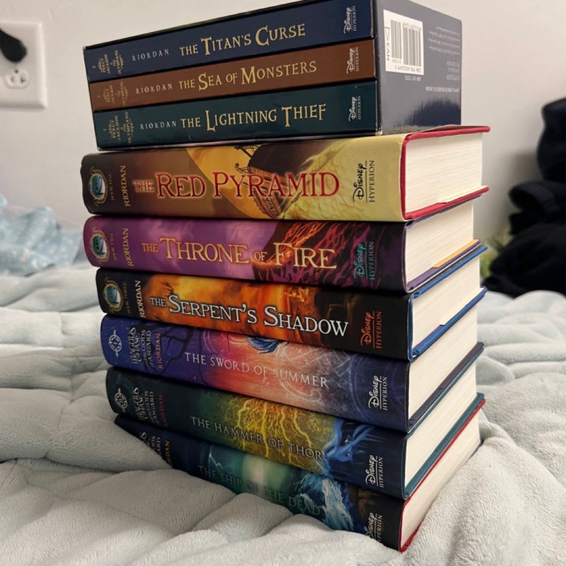 Percy Jackson The Kane Chronicles Magnus Chase book lot
