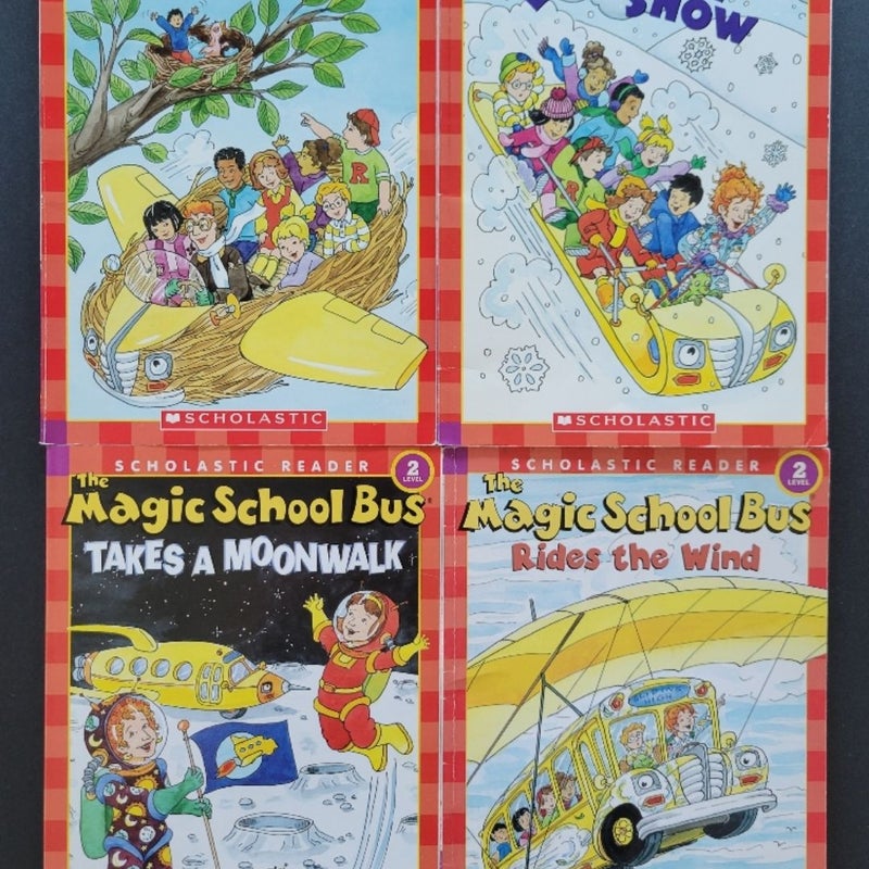 THE MAGIC SCHOOL BUS LOT OF 12 VINTAGE PBS TV 1990s SCHOLASTIC CHAPTER BOOKS RE