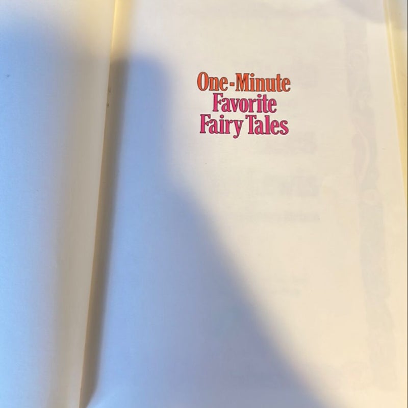 One-Minut  Favorite Fairy Tales