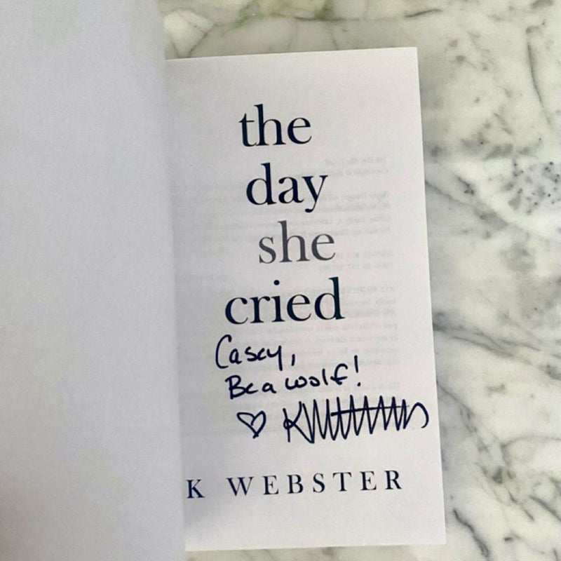 OOP The Day She Cried (signed)