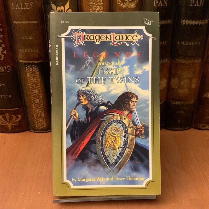 Vintage DragonLance: Test of the Twins, Legends 3, 1986 First Edition First Printing