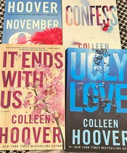 Colleen Hoover bundle: Confess, Ugly Love, November 9, It Ends With Us