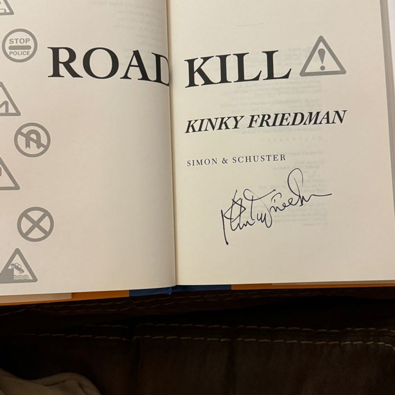 Road Kill *signed first edition + memorabilia 