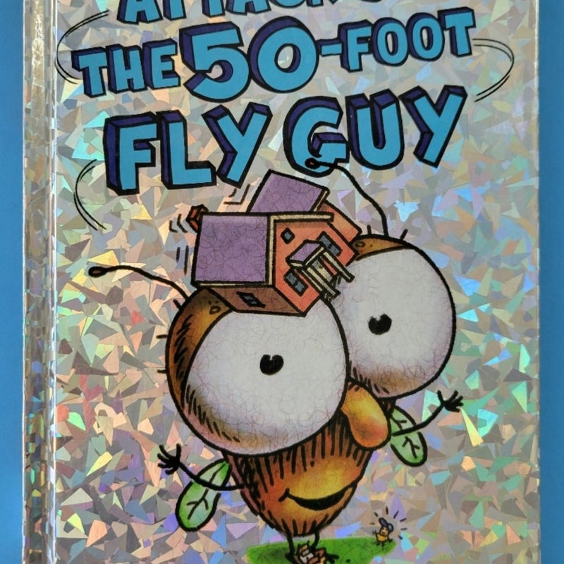 LOT OF 6 FLY GUY BOOKS BY TEDD ARNOLD MONSTER TRUCKS SCHOLASTIC HOLO HARDCOVER
