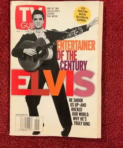 TV Guide Jan. 1-7 2000 ELVIS Entertainer of the Century-Love Him Tender, Love Him True