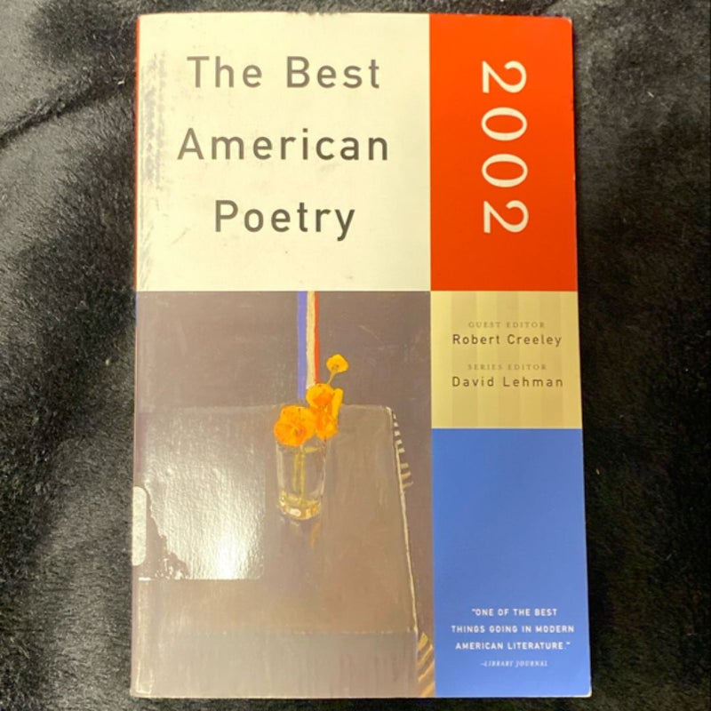 The Best American Poetry 2002