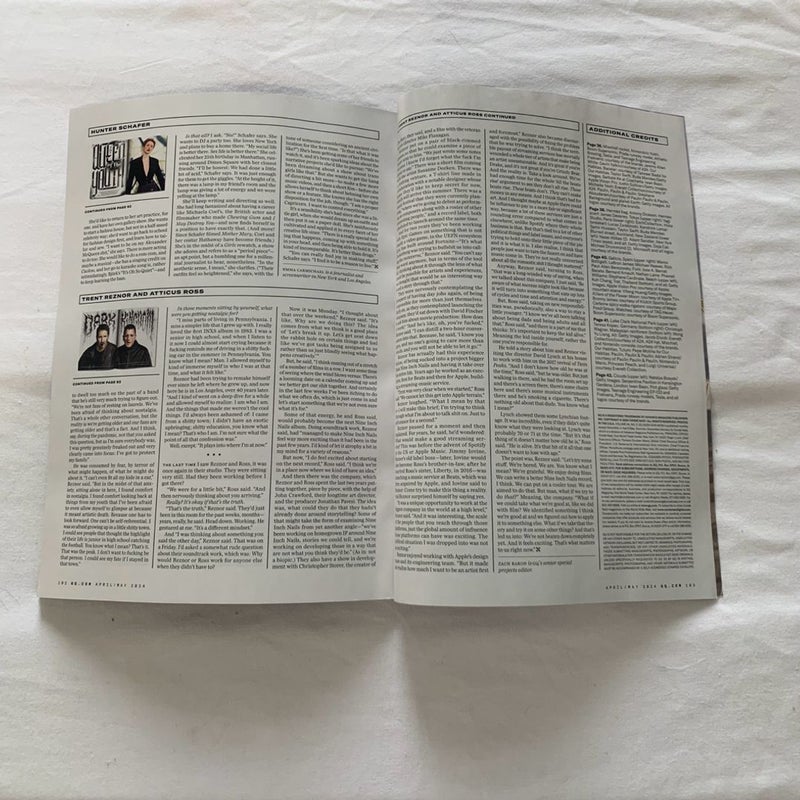 GQ Trent Reznor & Atticus Ross “The Dark Wizards” Issue April/May 2024 Magazine