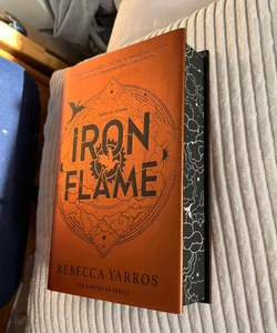 Iron Flame (Waterstones Exclusive Edition with MISPRINTED UPSIDE DOWN sprayed edges)