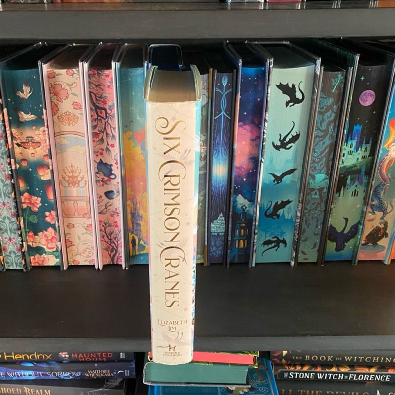UK Edition Six Crimson Cranes