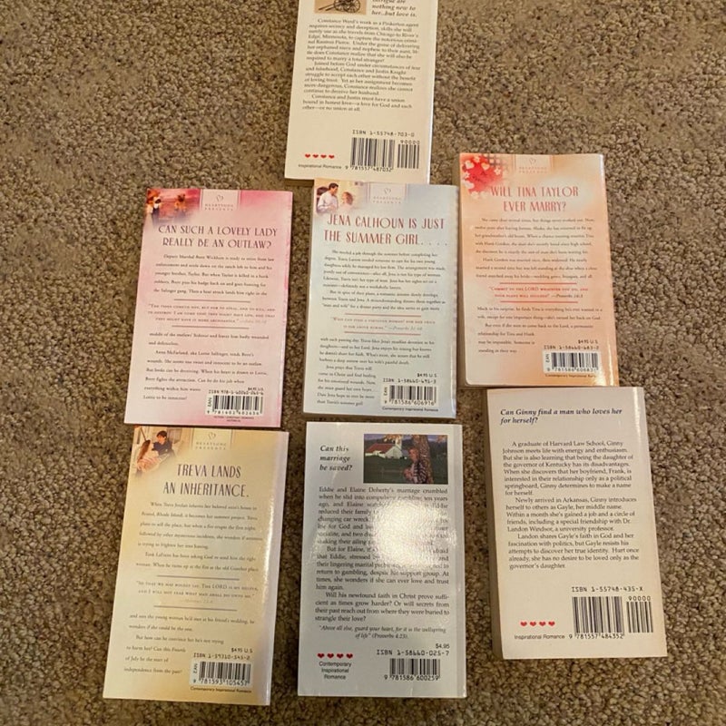 7 Heartsong Books